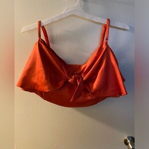 Adult tie front bustier